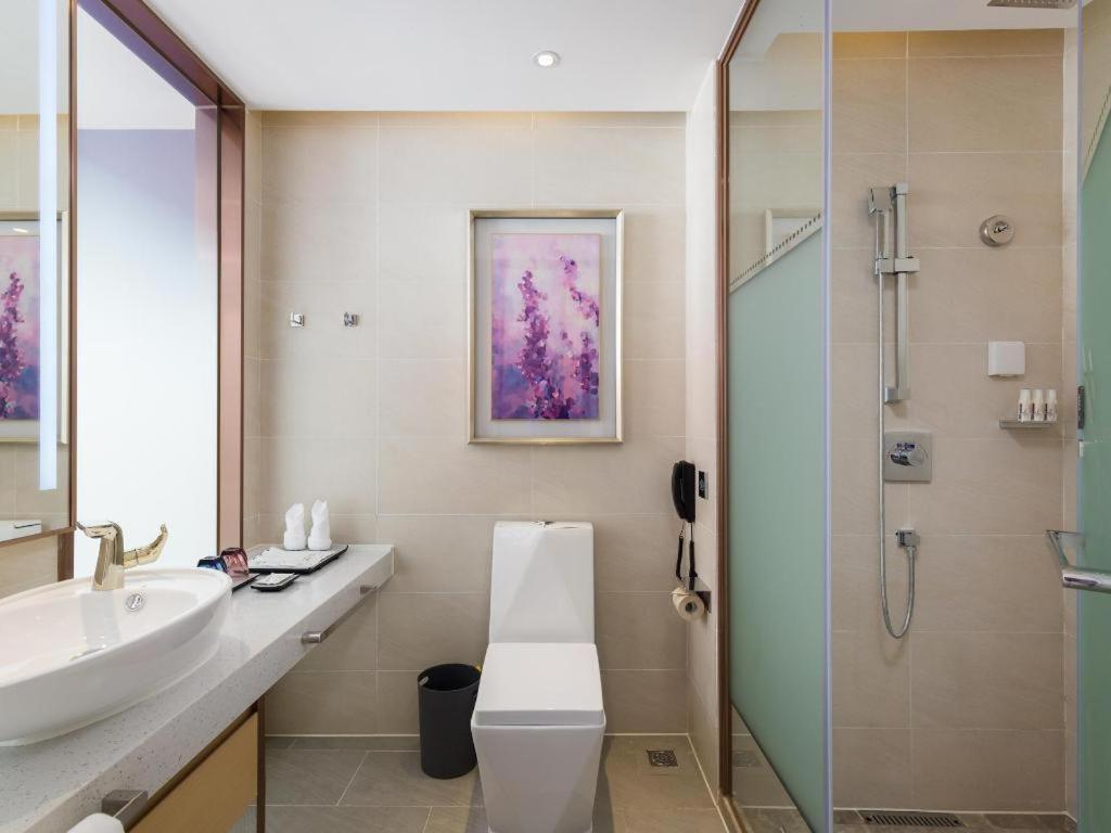 Echarm International Hotel Guangzhou Baiyun International Airport Huadu Plaza Branch - Free Deliver Service To Guangzhou Baiyun International Airport & Free Deliver Service To Canton Fair Complex During Canton Fair Period Экстерьер фото